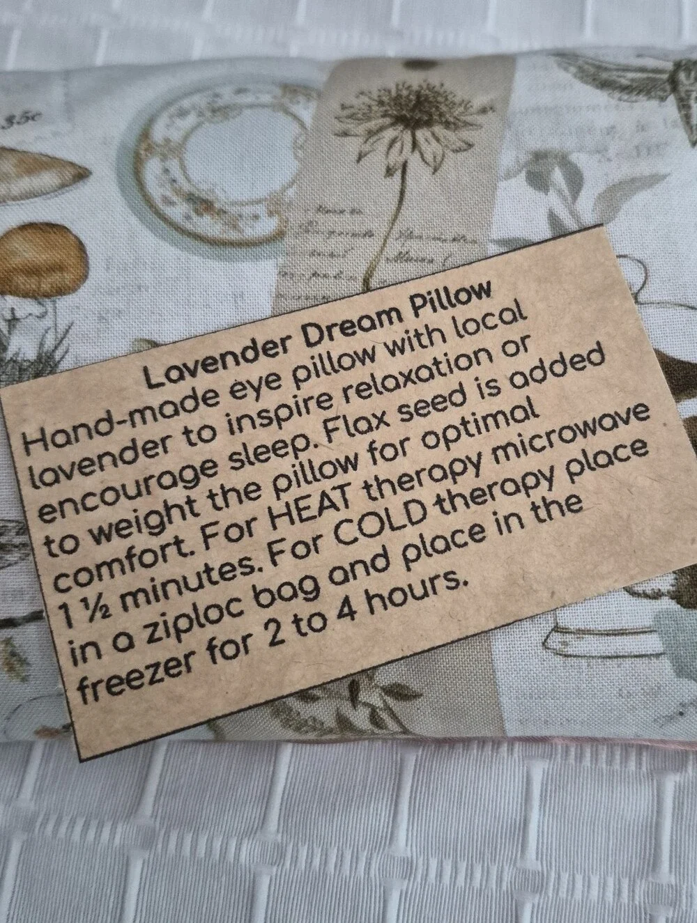 Lavender Filled Dream/Eye Pillow For Relaxation